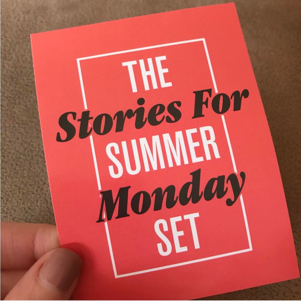 The Summer Set “Stories for Monday” glossy sticker